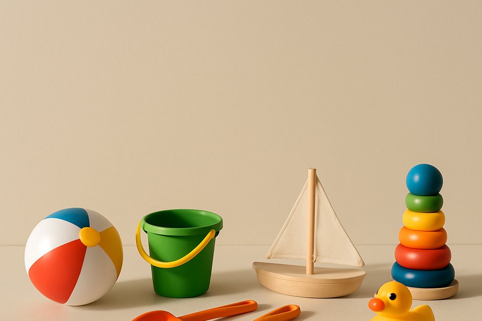 Quais brinquedos resistem à umidade, ao calor e à maresia?